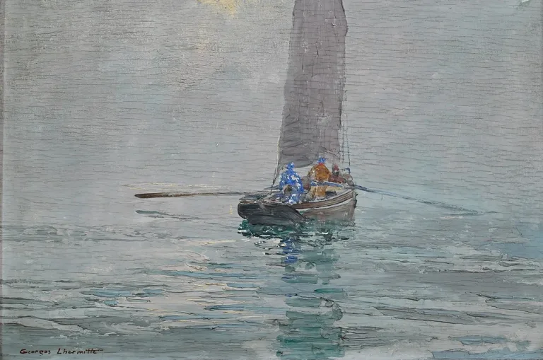 油画，G. LHERMITTE 作于 1934 年