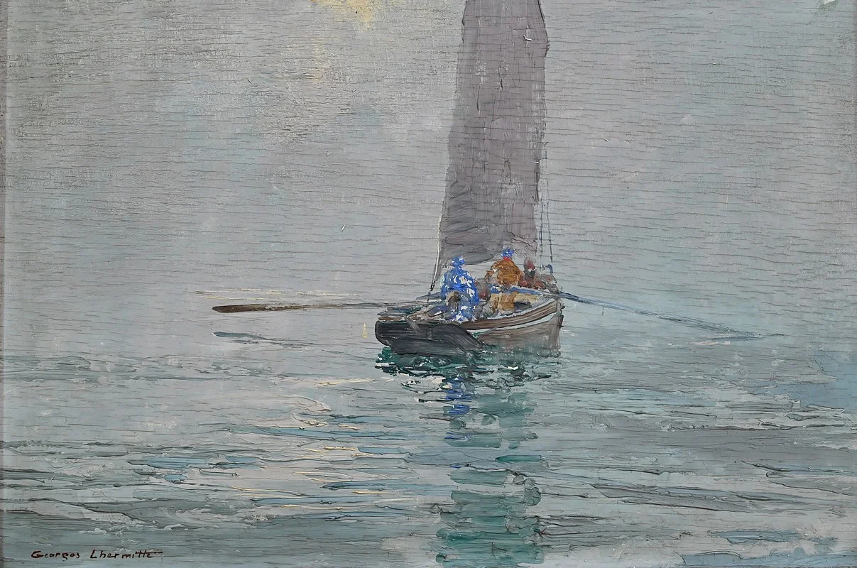 Tableau « Dans la Brume » de G. Lhermitte – 1930