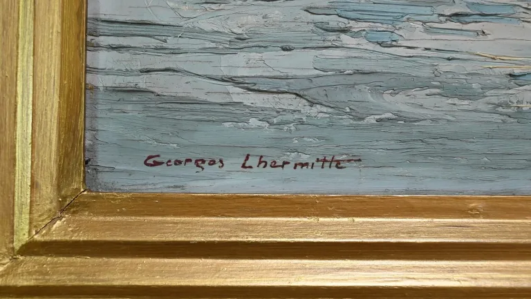 油画，G. LHERMITTE 作于 1934 年