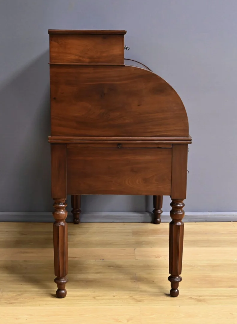 Bureau à Cylindre en Acajou, époque Restauration – 1ère partie XIXe