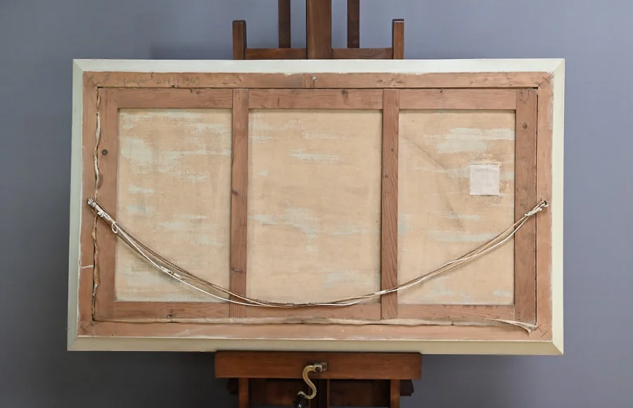 Grand Tableau « Les Goémoniers » de A. Le Guen – 1969