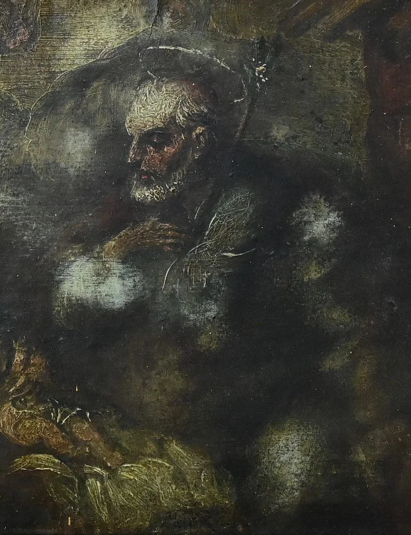 Tableau « Scène de la Nativité » – Fin XIXe
