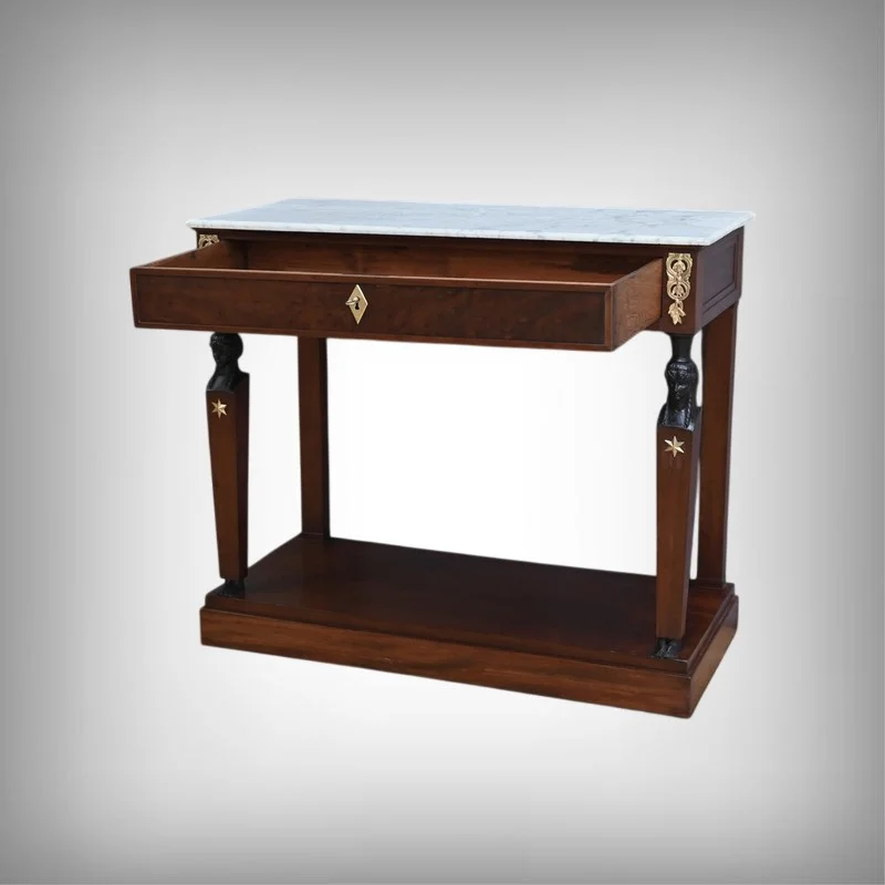 FRENCH EMPIRE PERIOD CONSOLE TABLE