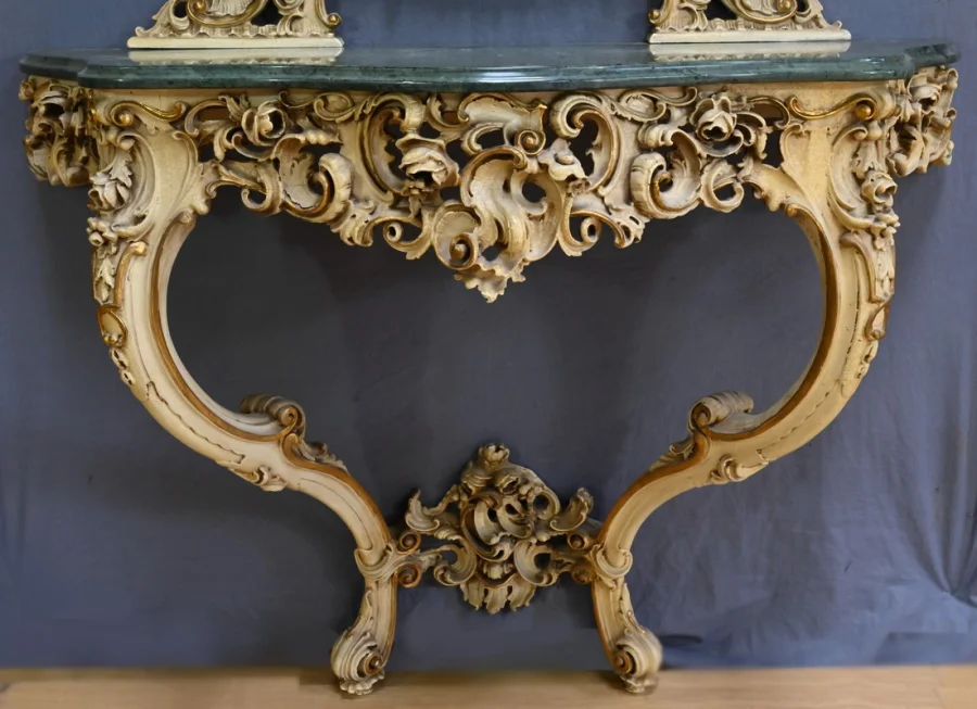 CONSOLE TABLE WITH MIRROR