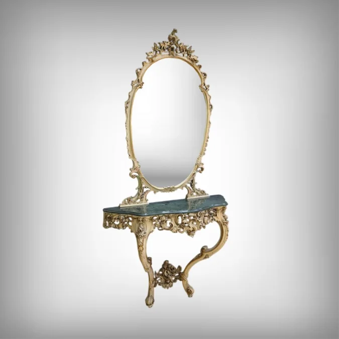 CONSOLE TABLE WITH MIRROR