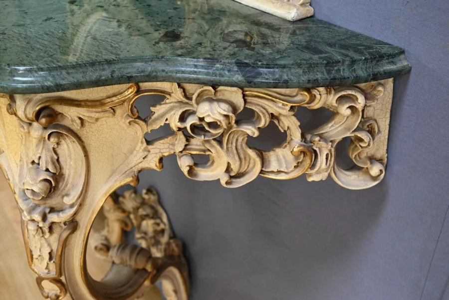 CONSOLE TABLE WITH MIRROR