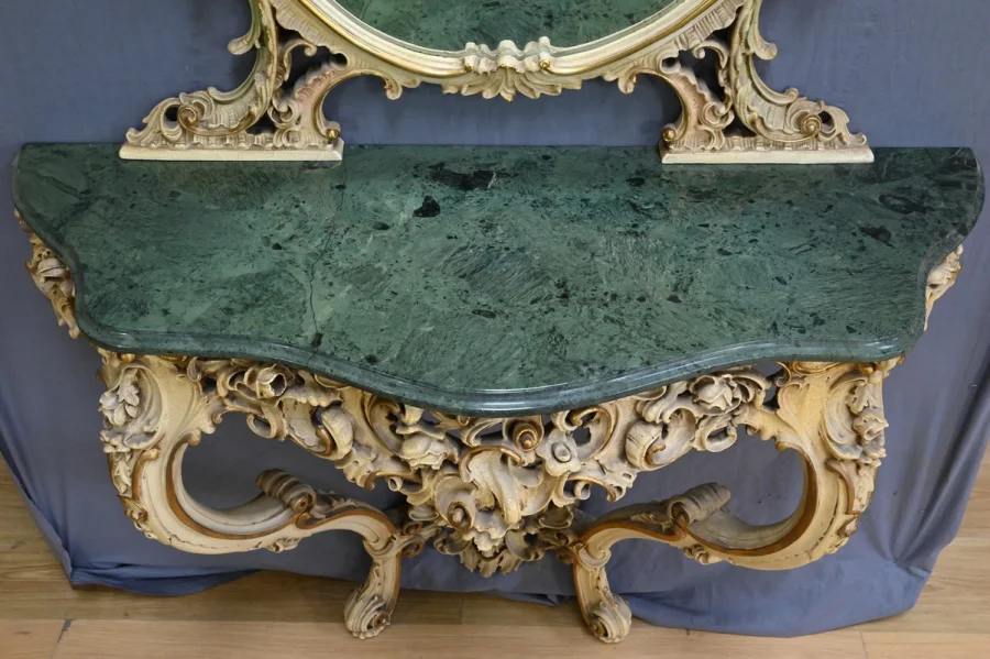 CONSOLE TABLE WITH MIRROR