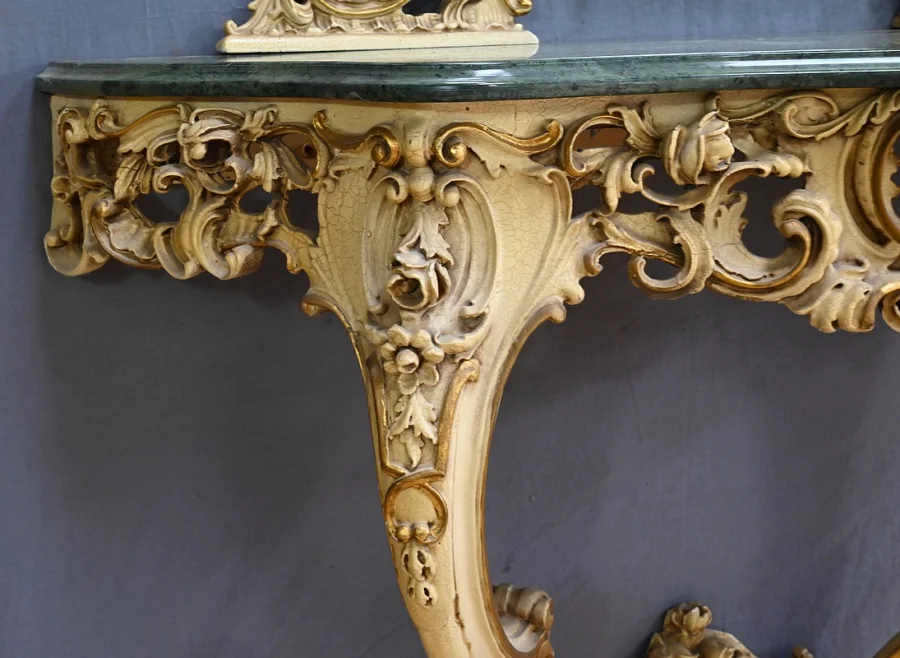 CONSOLE TABLE WITH MIRROR