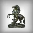 Grand Bronze « le Cheval de Marly » d’après Coustou – Début XXe
