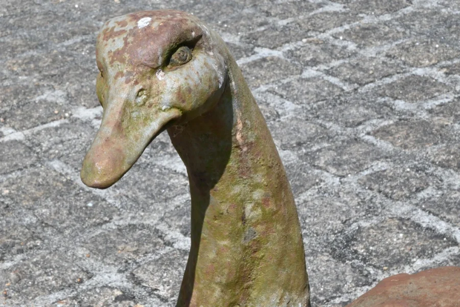 Paire de Canards en Fonte – XXe