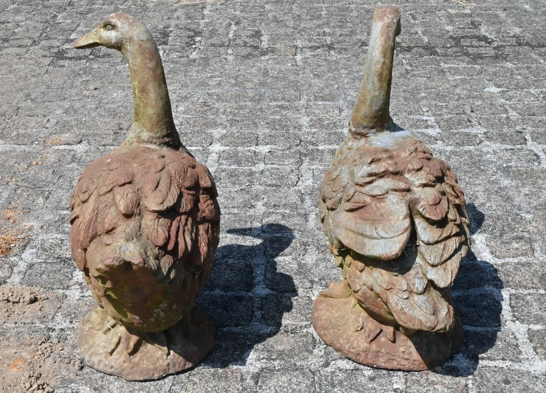 Paire de Canards en Fonte – XXe