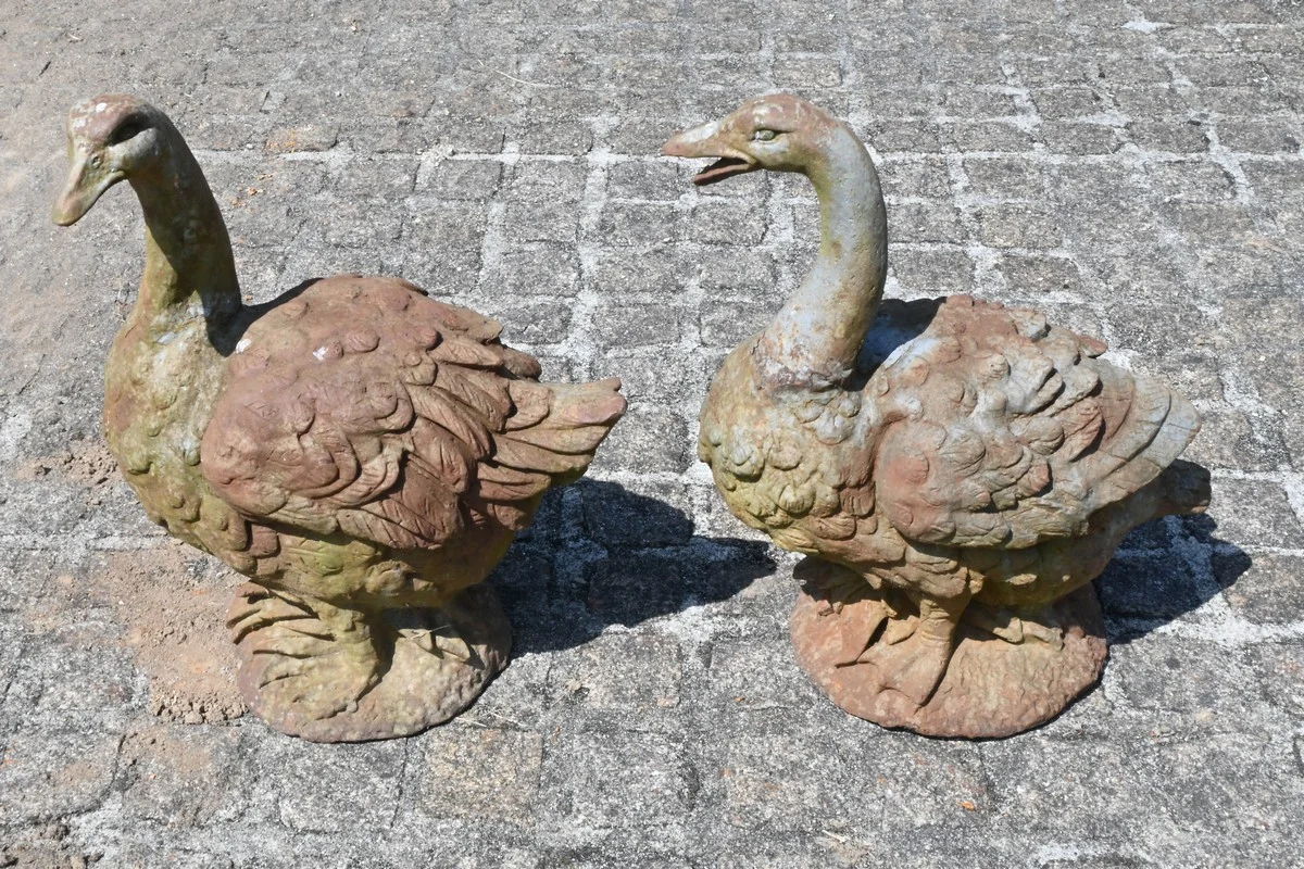 Paire de Canards en Fonte – XXe