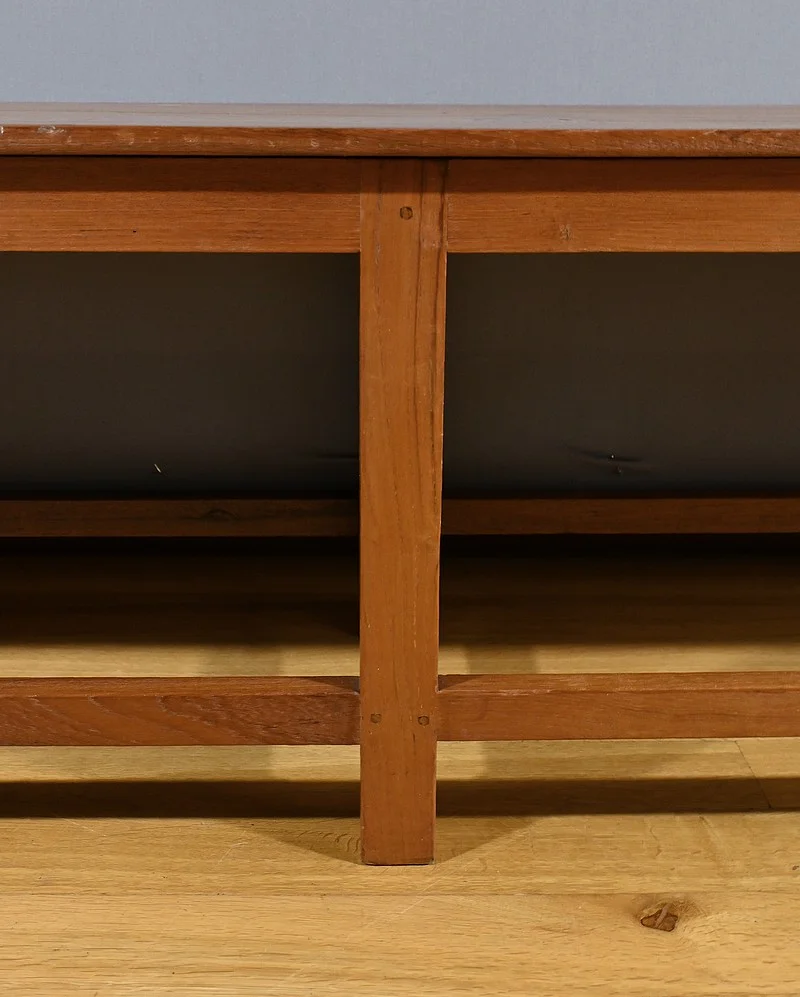 Banc en Acajou de Pondichéry, Inde - 1900