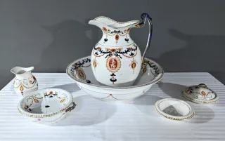 PORZELLANSET von SAMPSON HANCOCK & SONS