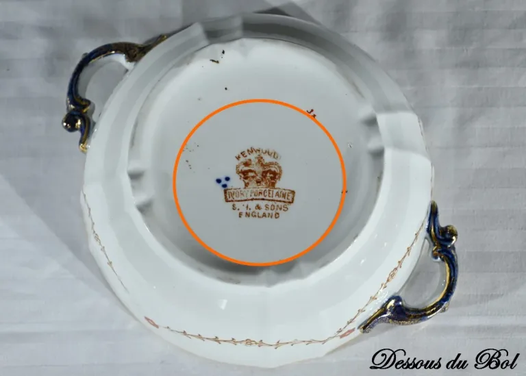 PORZELLANSET von SAMPSON HANCOCK & SONS