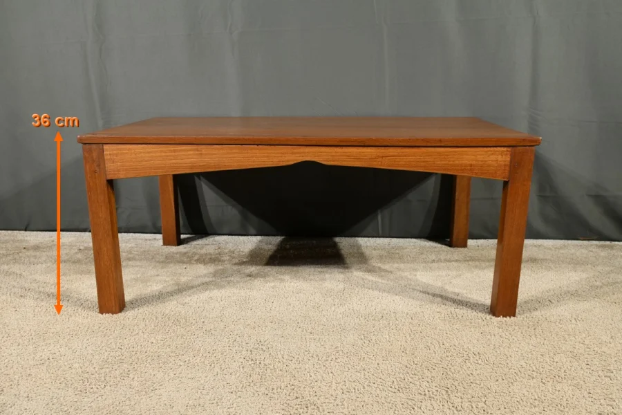 Table Basse en Teck Massif - 1940