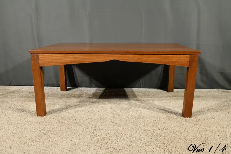 Table Basse en Teck Massif - 1940