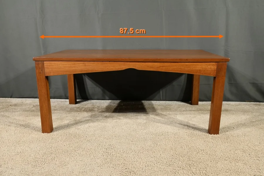 Table Basse en Teck Massif - 1940