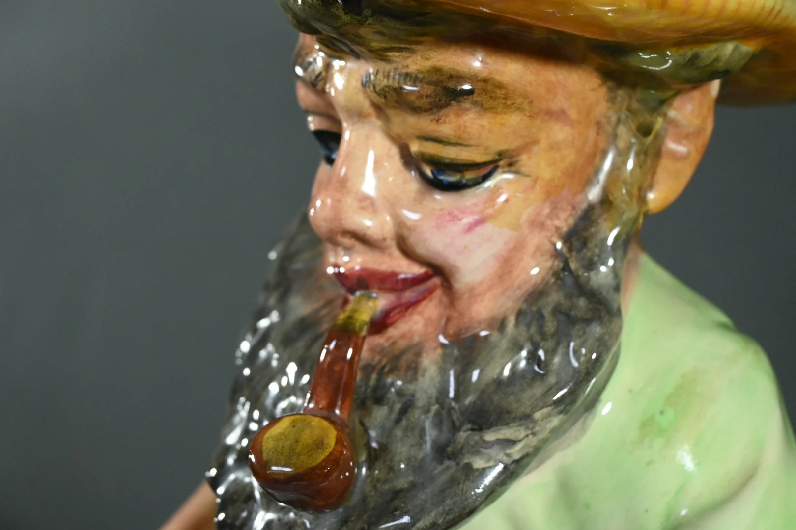 Gnome en Faïence Polychrome - Milieu XXe