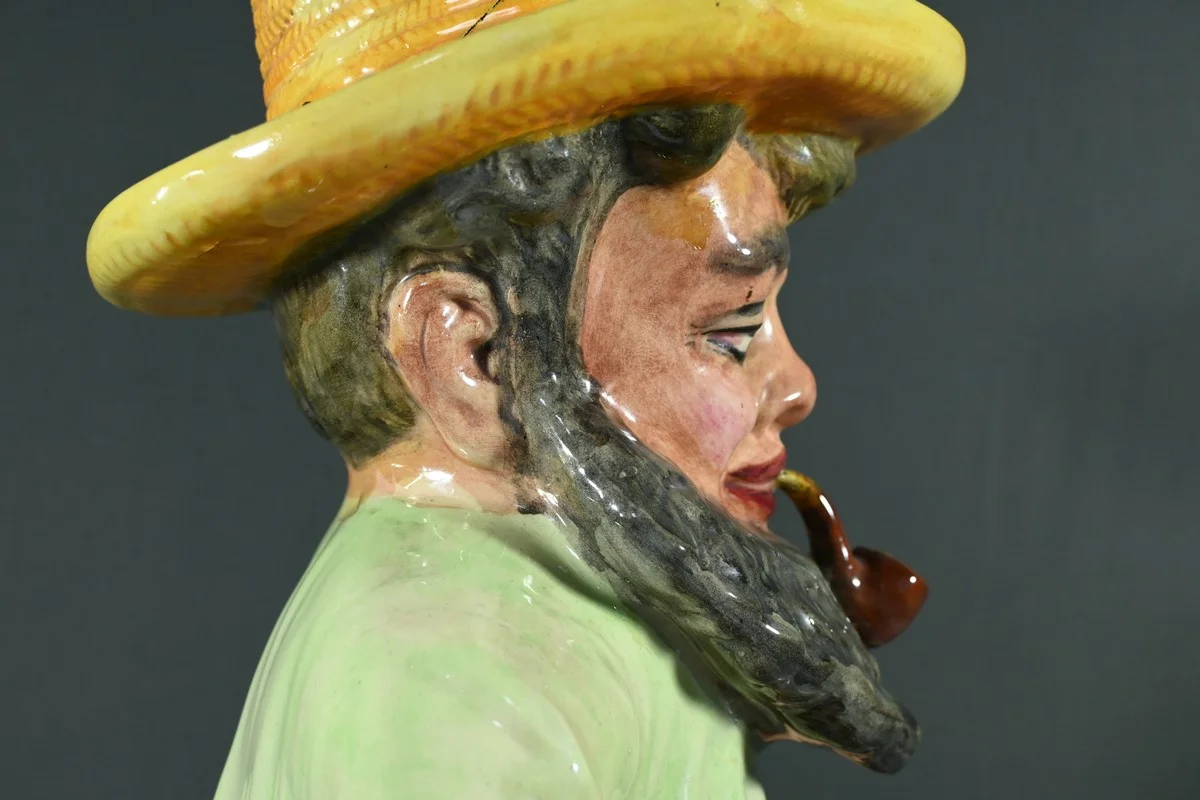 Gnome en Faïence Polychrome - Milieu XXe