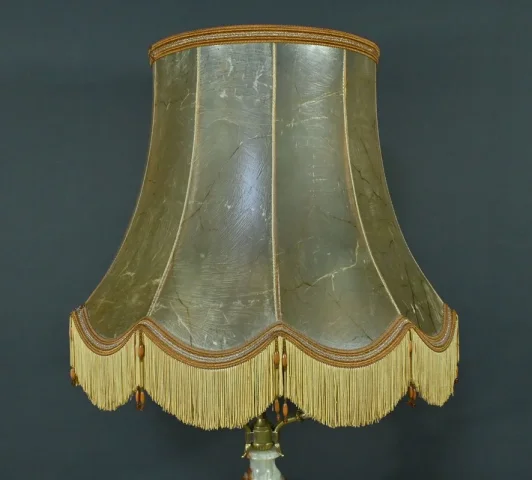 Importante Lampe en Onyx et Bronze, style Louis XVI – XXe
