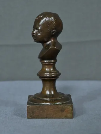 Statuette en Bronze « Jean qui pleure » d’après J-A. Houdon – Fin XIXe
