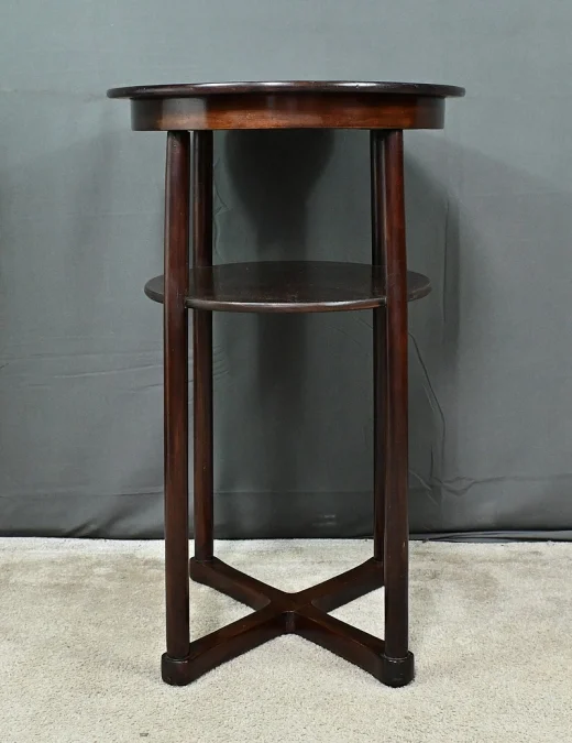Guéridon en Hêtre, par J. Hoffmann, Maison Thonet, Art Déco – 1930