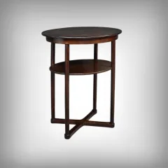 Guéridon en Hêtre, par J. Hoffmann, Maison Thonet, Art Déco – 1930