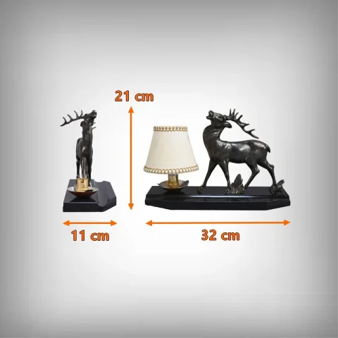 Lampe de Table « Cerf » Art Déco – 1930