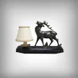 Lampe de Table « Cerf » Art Déco – 1930