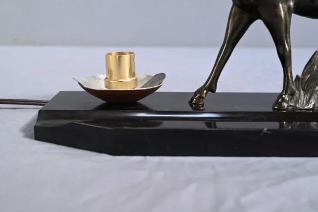 Lampe de Table « Cerf » Art Déco – 1930