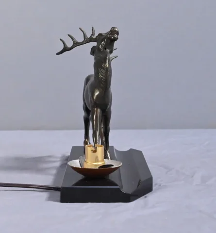 Lampe de Table « Cerf » Art Déco – 1930