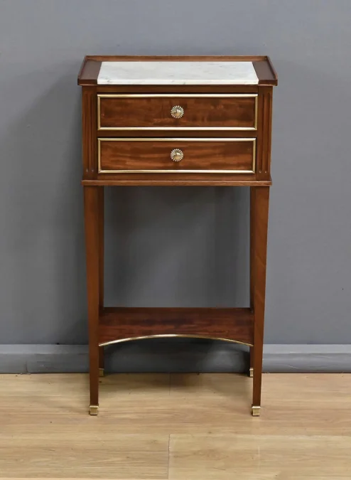 Petite Table de Salon en Acajou, Style Louis XVI – Milieu XXe