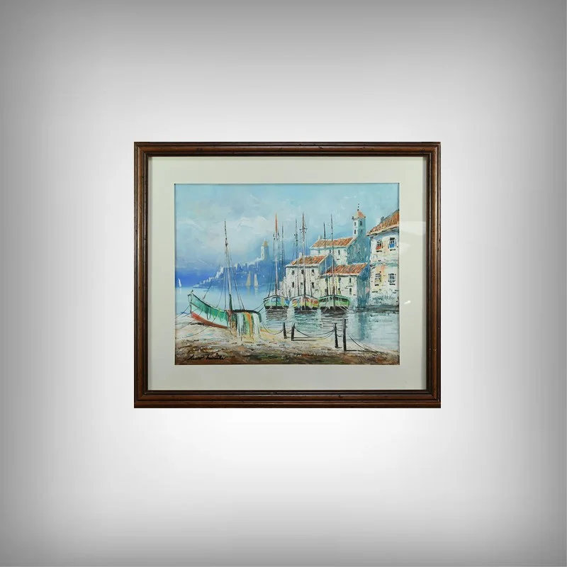 Tableau Marine sous Verre, signé Xavier Miranda – 2ème partie XXe