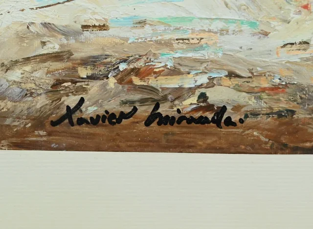 PAINTING signed XAVIER MIRANDA