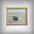 Tableau « Bateau à Marée Basse » signé J-P. Guinegault – 2ème partie XXe