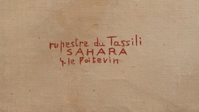 PINTURA firmada G. LE POITEVIN