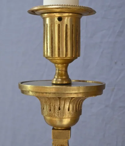 Paire d’Appliques en Bronze, style Louis XVI – Fin XIXe