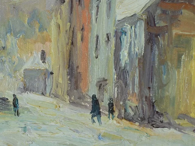 МАСЛО НА ХОЛСТЕ, подписано JJ DUBUC 1980
