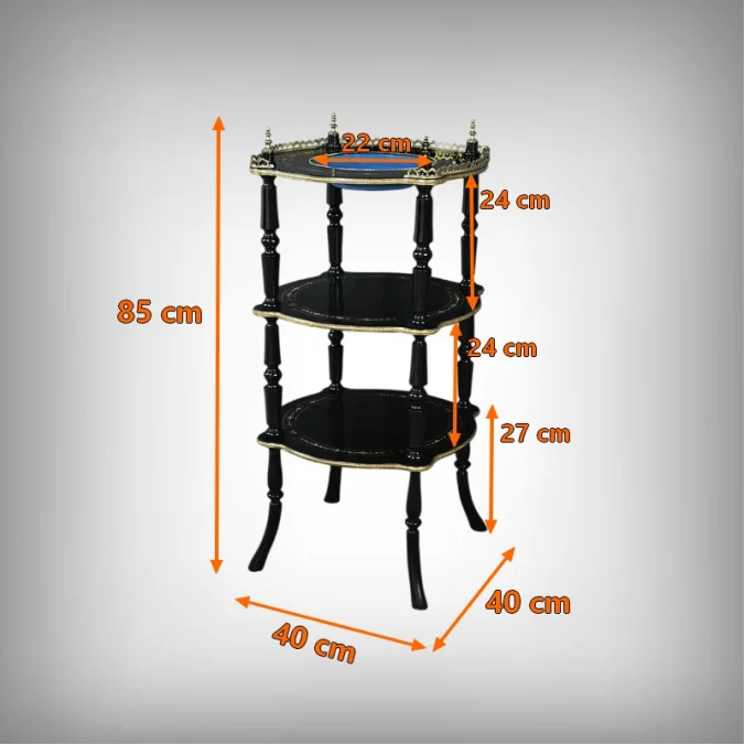 NAPOLEON III PERIOD THREE TIER STAND
