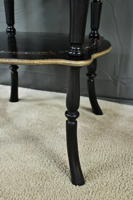 NAPOLEON III PERIOD THREE TIER STAND