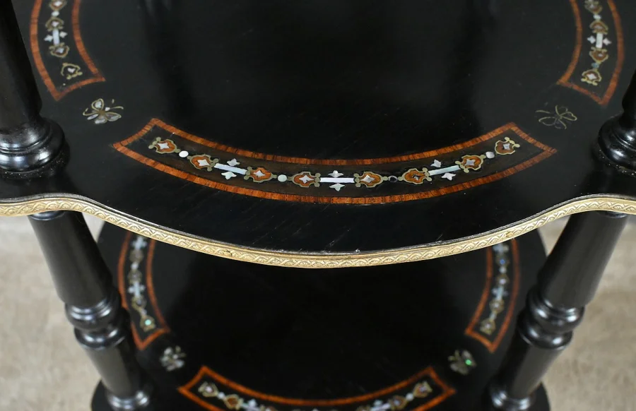 NAPOLEON III PERIOD THREE TIER STAND