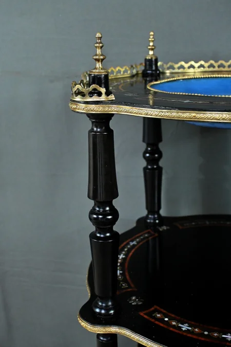 NAPOLEON III PERIOD THREE TIER STAND
