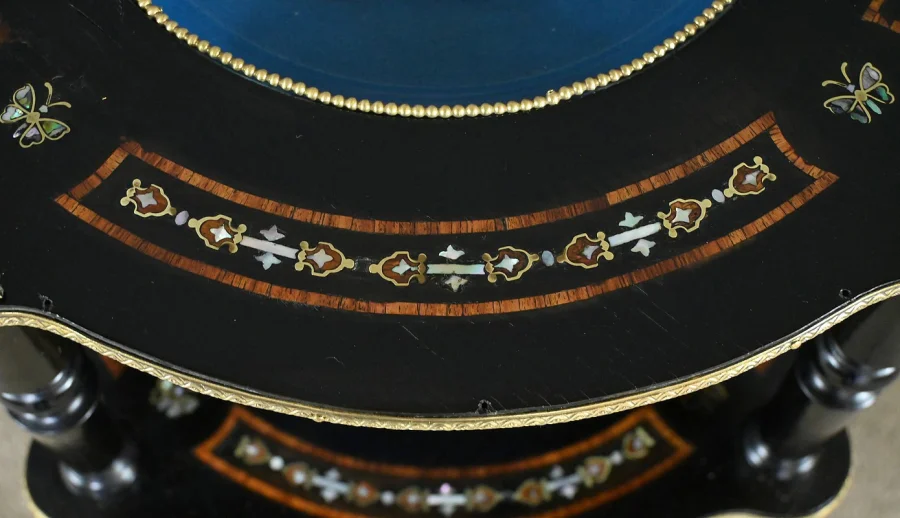 NAPOLEON III PERIOD THREE TIER STAND