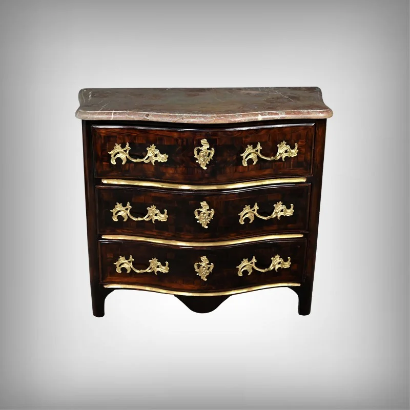 Commode en Marqueterie de Palissandre, époque Louis XIV – Début XVIIIe