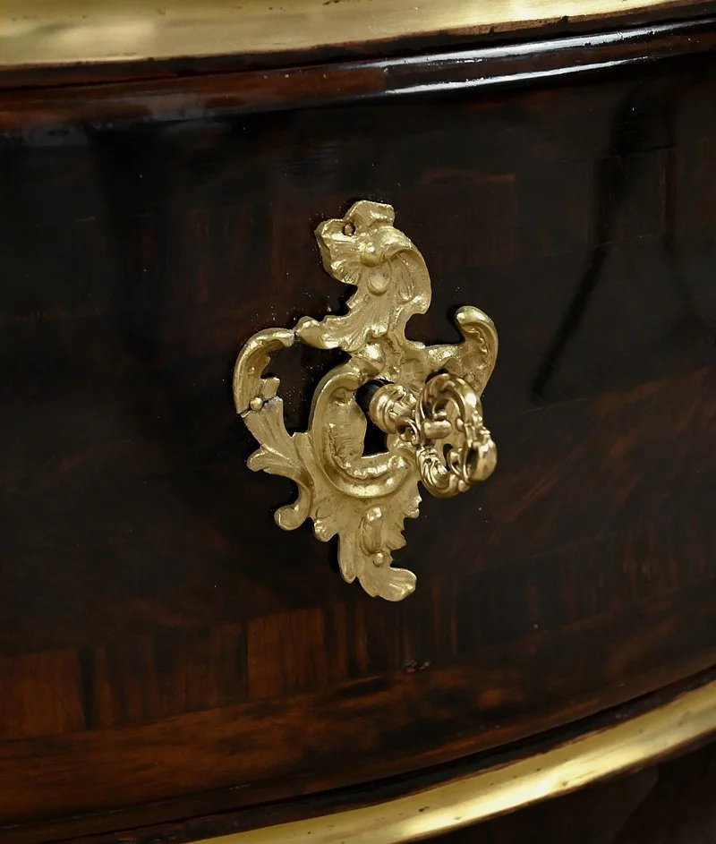 Commode en Marqueterie de Palissandre, époque Louis XIV – Début XVIIIe