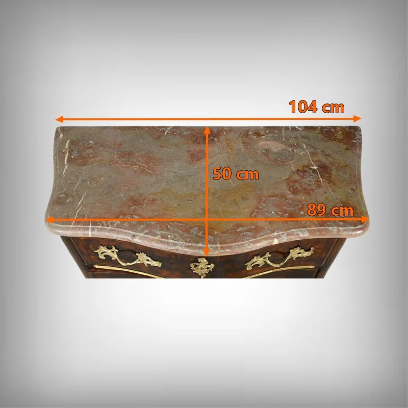 Commode en Marqueterie de Palissandre, époque Louis XIV – Début XVIIIe