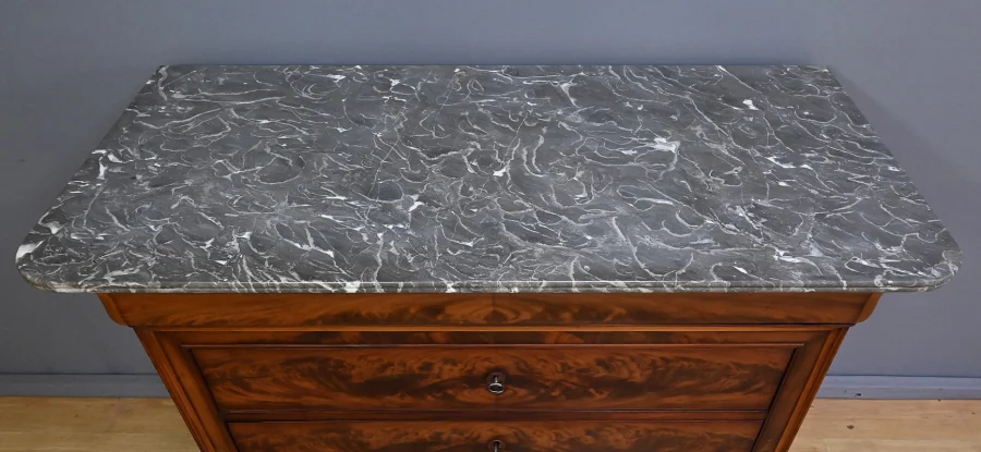 LOUIS PHILIPPE STYLE CHEST OF DRAWERS
