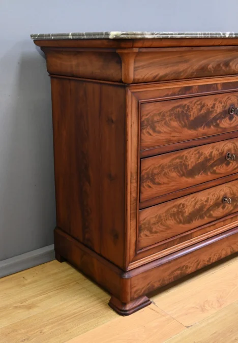 LOUIS PHILIPPE STYLE CHEST OF DRAWERS