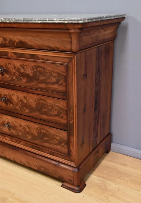 LOUIS PHILIPPE STYLE CHEST OF DRAWERS